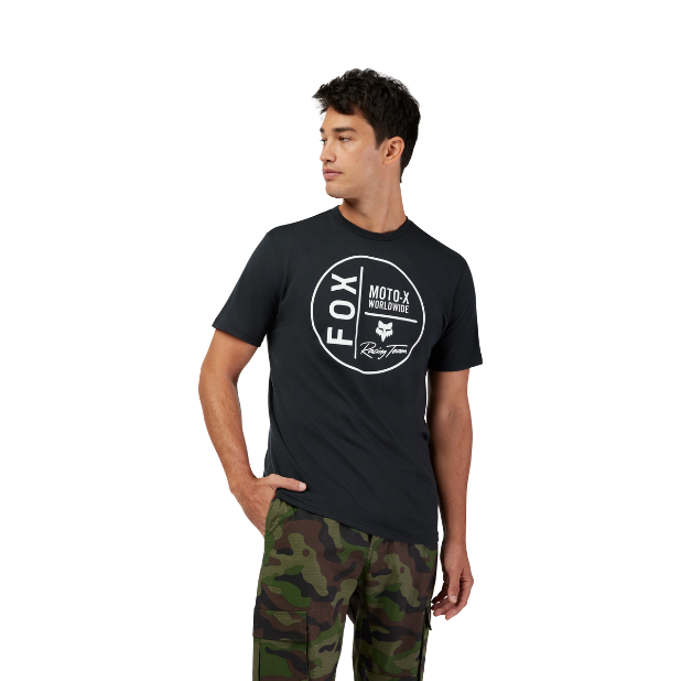 CAMISETA FOX WORLDWIDE SS PREMIUM [NEGRO]