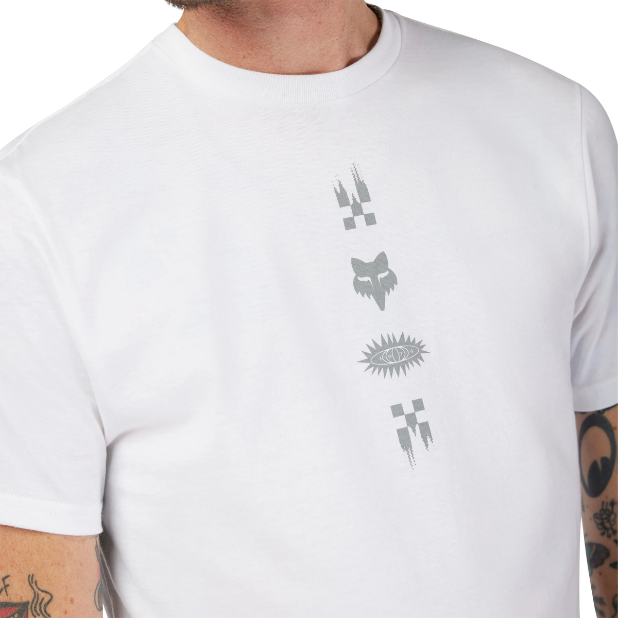 CAMISETA FOX CHECKERED SS PREMIUM [BLANCO]