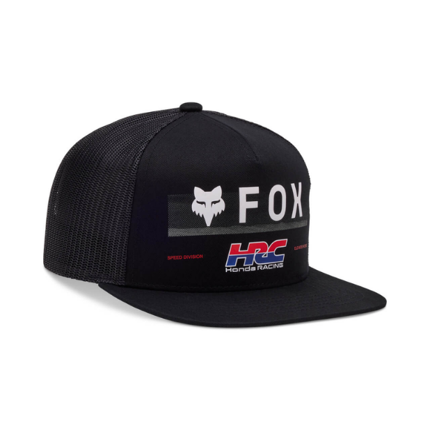 GORRA FOX X HONDA FLEXFIT [NEGRO]
