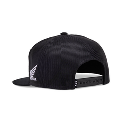 GORRA FOX X HONDA FLEXFIT [NEGRO]