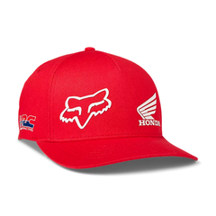 GORRA FOX X HONDA FLEXFIT [ROJO]