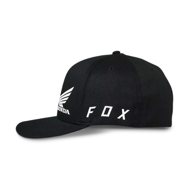 GORRA FOX X HONDA FLEXFIT [NEGRO]