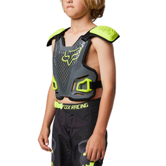 PECHERA FOX R3 [VERDE/GRIS] (PARA NIÑOS)