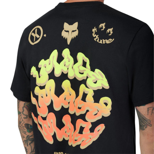 CAMISETA FOX HELLO FUTURE SS PREMIUM [NEGRO]