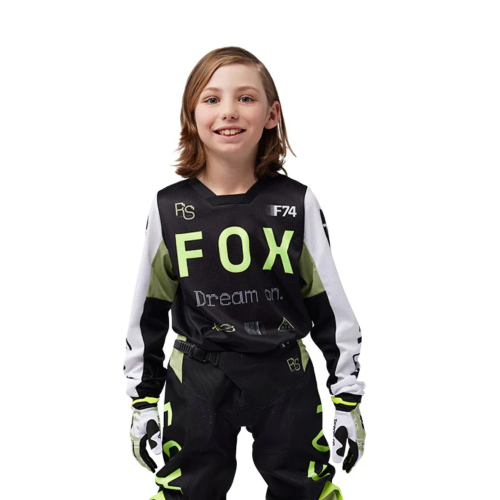 JERSEY FOX 180 RACE SPEC [VERDE] (PARA NIÑOS)