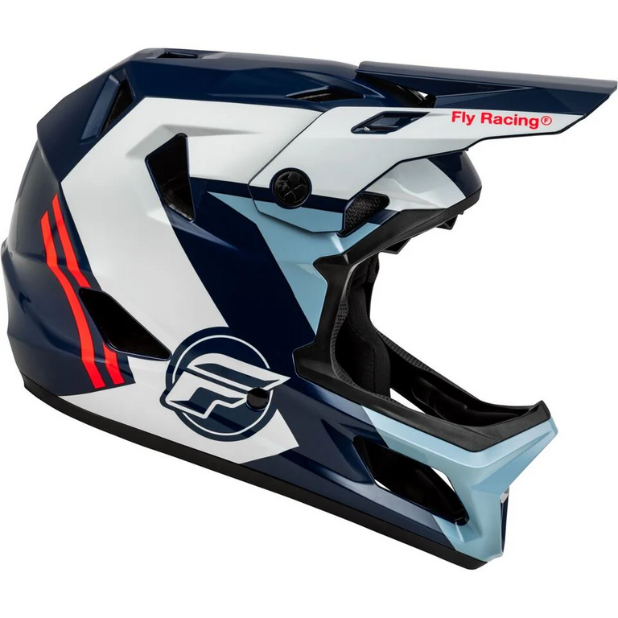 CASCO FLY RAYCE ROJO/BLANCO/AZUL