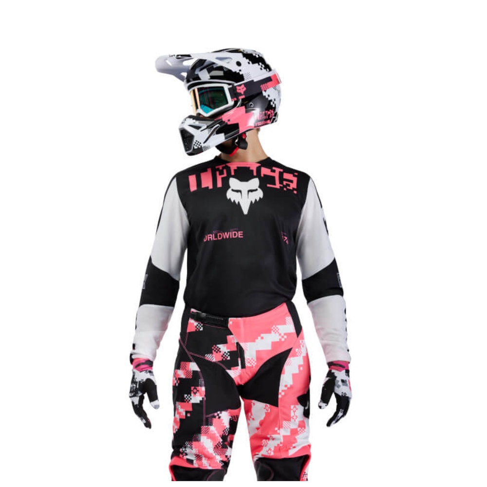 JERSEY FOX 180 DIGI IMAGE [NEGRO/ROSA]