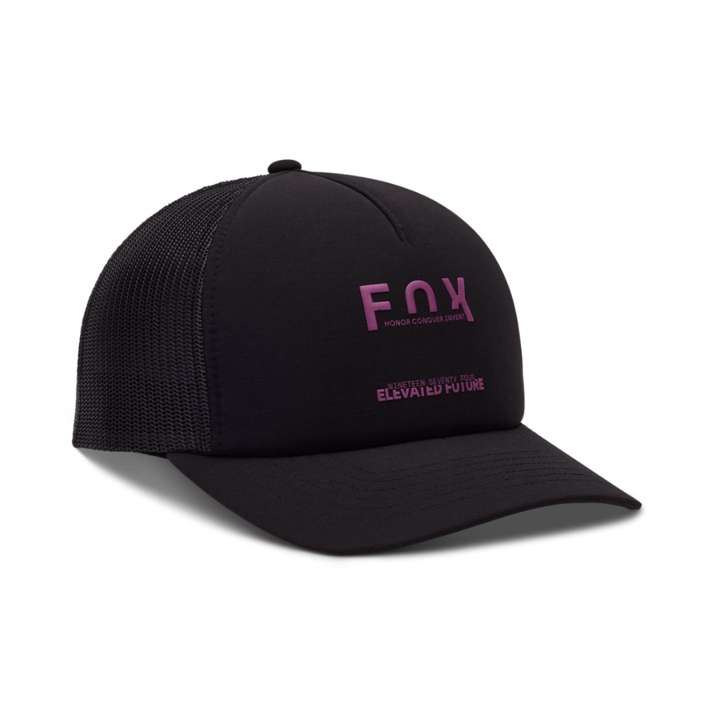 GORRA FOX INTRUDE TRUCKER [NEGRO] (PARA DAMA)