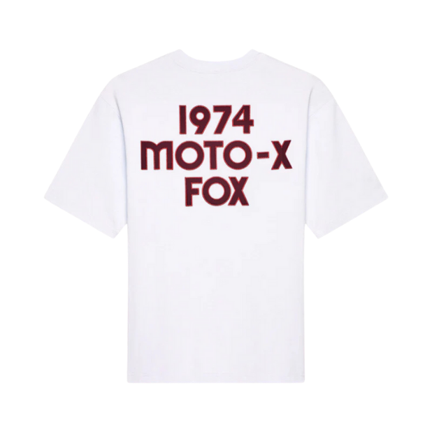 CAMISETA FOX MOTO -X OVERSIZED [BLANCO]