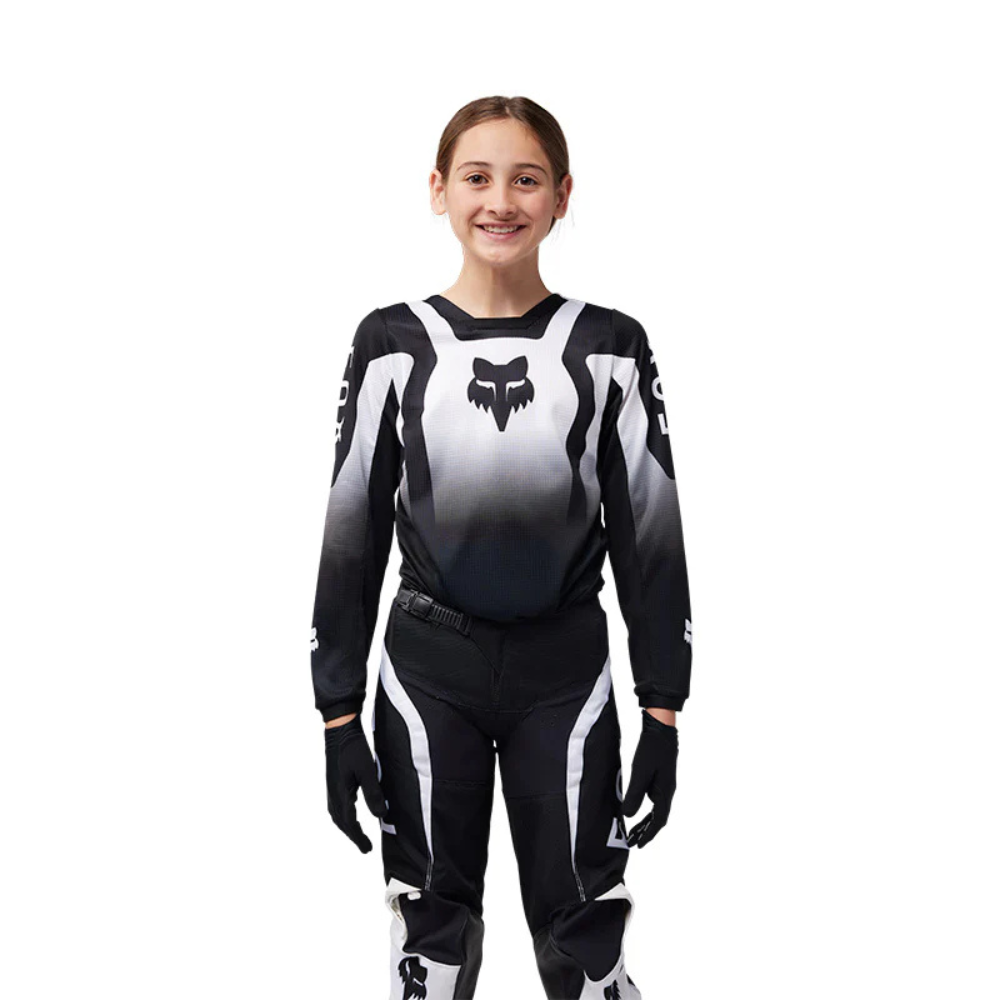 JERSEY FOX 180 LEAN [NEGRO] (PARA NIÑOS)