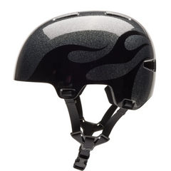 CASCO FOX FLIGHT SILVER METAL CE [NEGRO BRILLANTE]