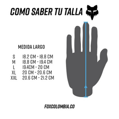GUANTES FOX RANGER [GRIS]