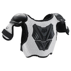 PECHERA FOX PEEWEE TITAN ROOST [BLK/SLV] (PARA NIÑOS)