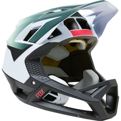 CASCO FOX PROFRAME BLOCKED [AZUL/NEGRO]