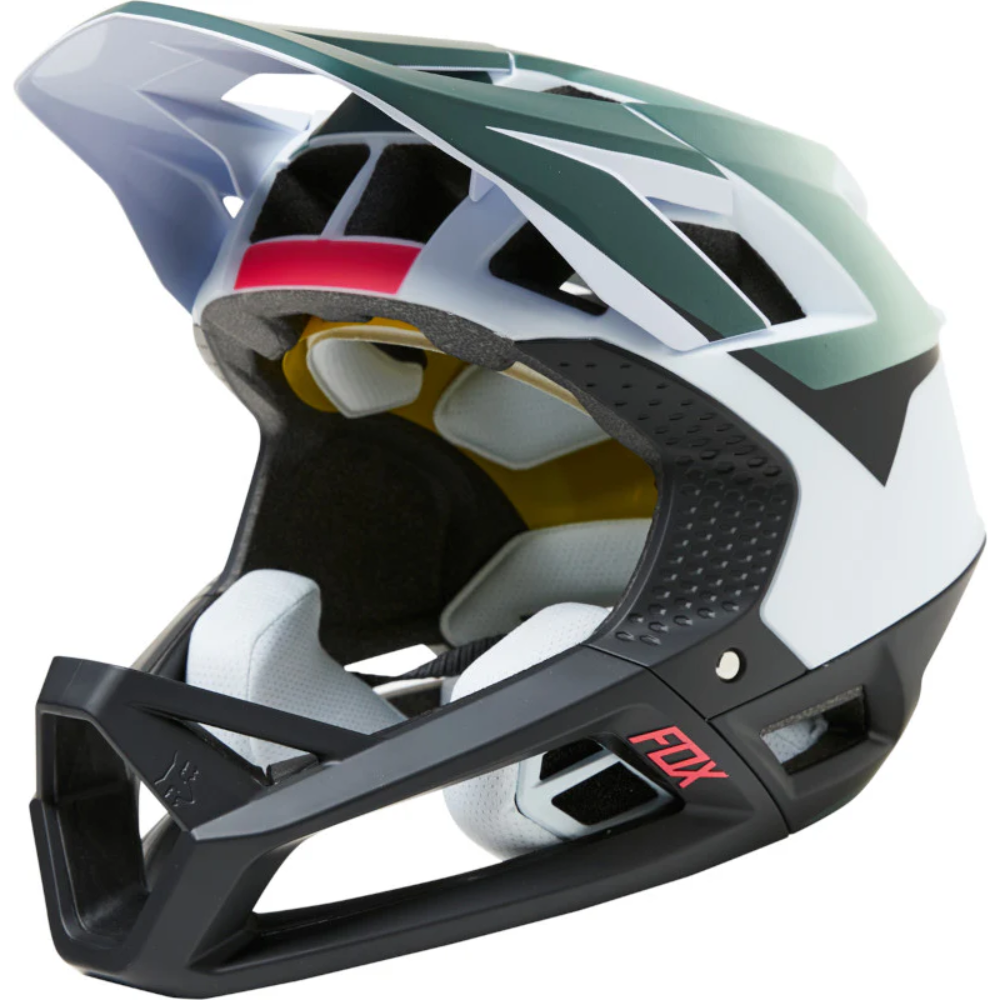 CASCO FOX PROFRAME BLOCKED [AZUL/NEGRO]