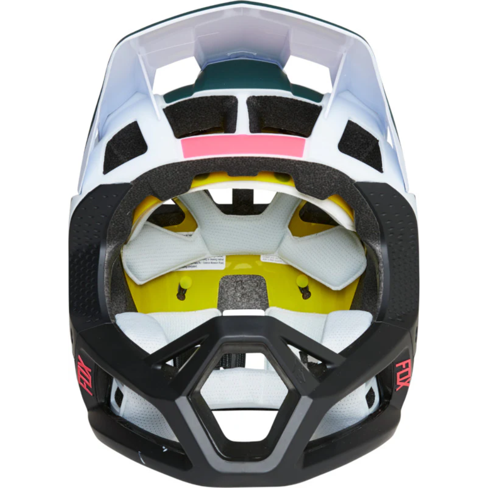 CASCO FOX PROFRAME BLOCKED [AZUL/NEGRO]