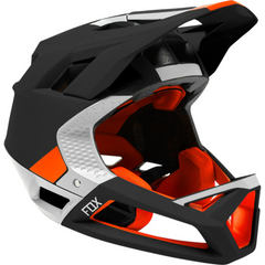 CASCO FOX PROFRAME BLOCKED [NEGRO/NARANJA]