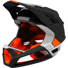 CASCO FOX PROFRAME BLOCKED [NEGRO/NARANJA]