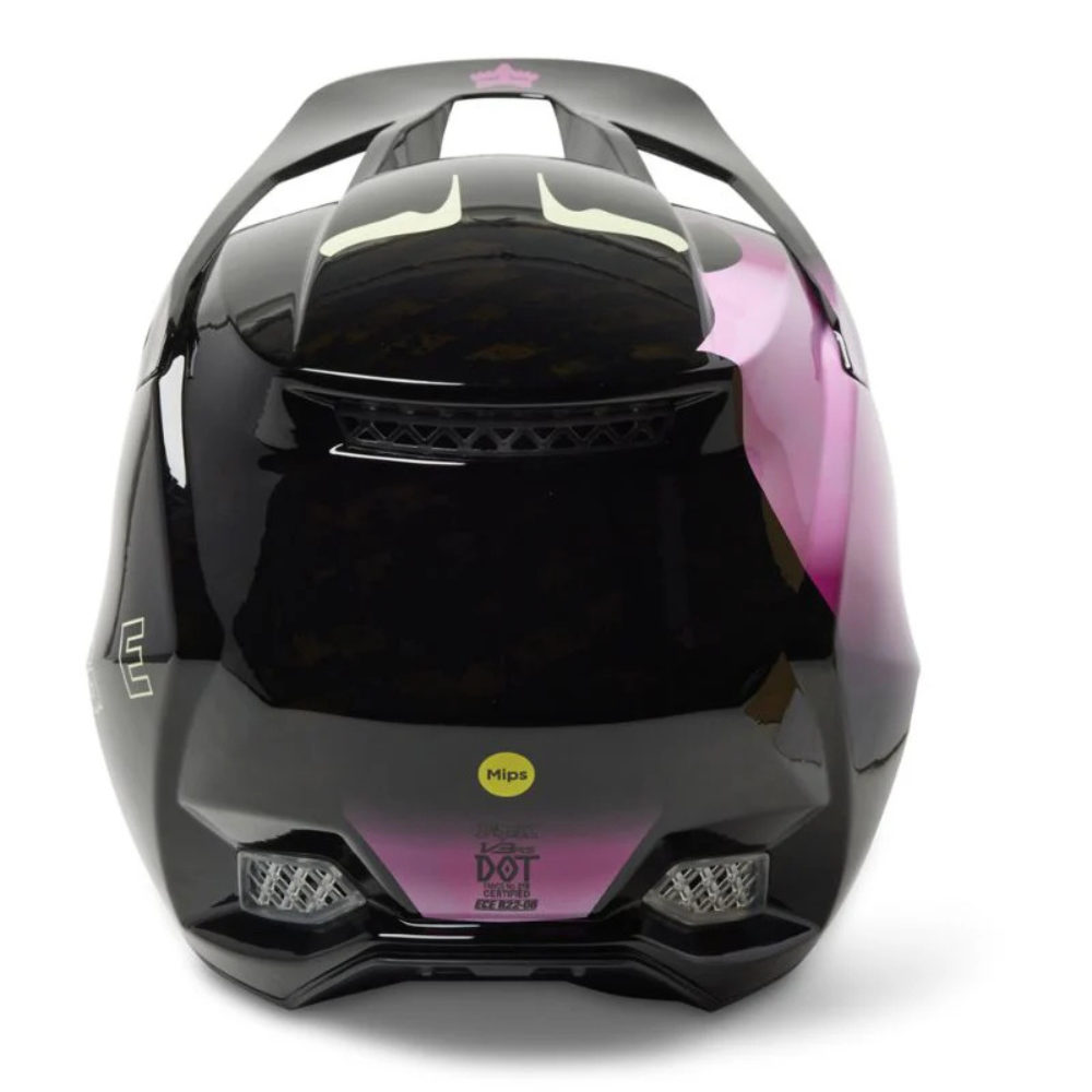CASCO FOX V3 RS DETONATE ECE [NEGRO/MORADO]
