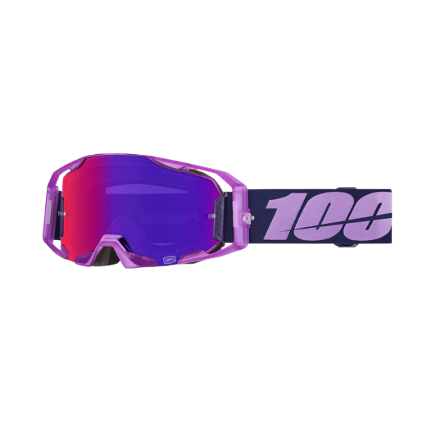 GOGGLE 100% ARMATIC TOYOKO LENTE PURPURA ESPEJO