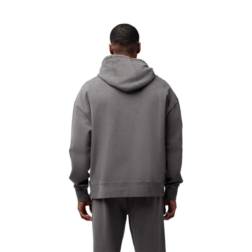BUZO FOX WORDMARK OVERSIZED [GRIS PELTRE]