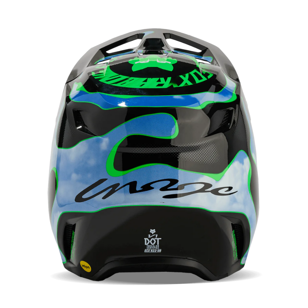 CASCO FOX V1 ATLAS [AZUL/NEGRO]