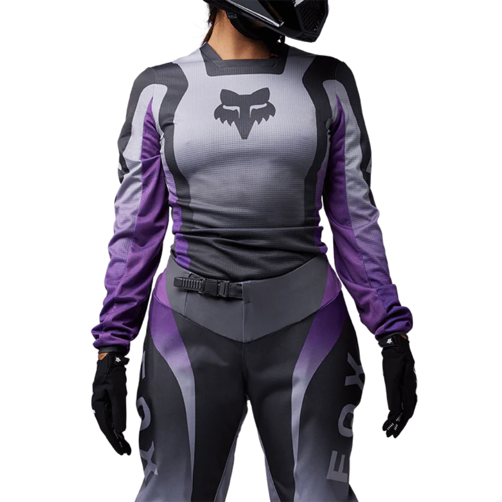 JERSEY FOX 180 LEAN [NEGRO/MORADO] (PARA DAMA)